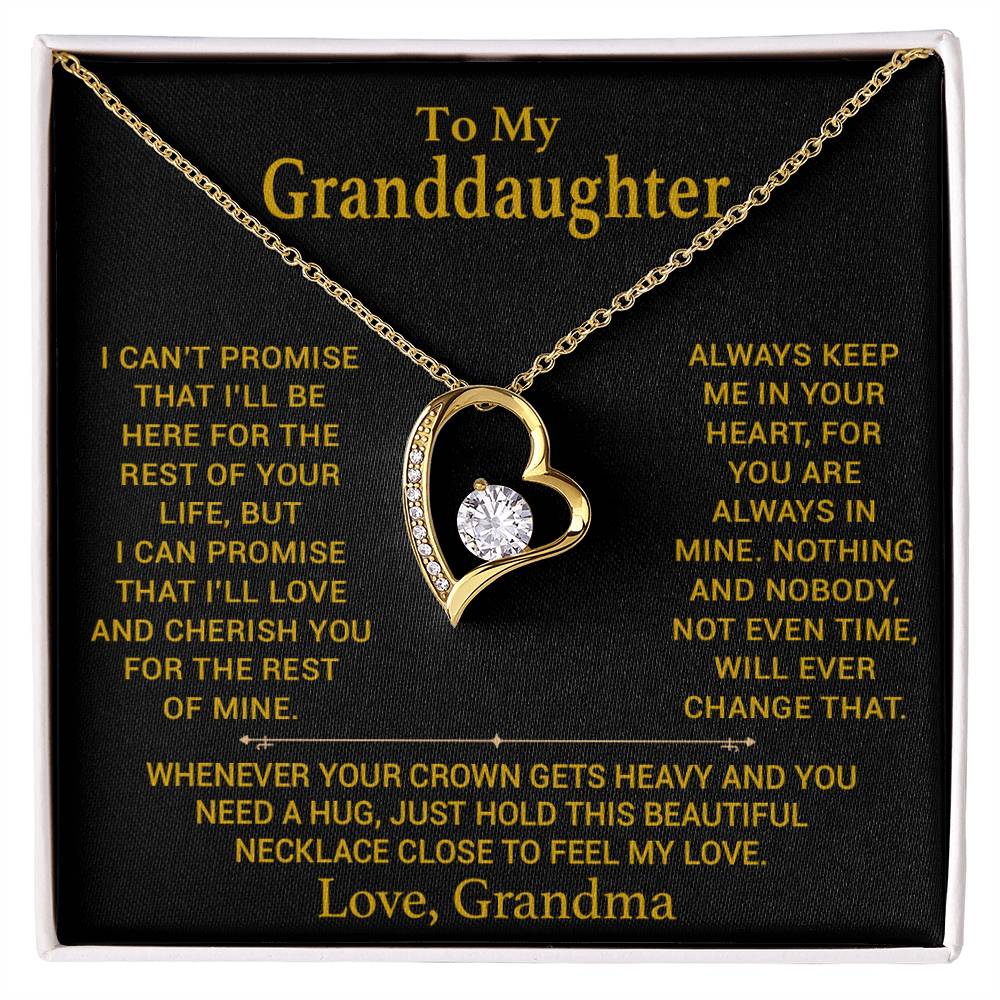To My Granddaughter Necklace, Granddaughter Gift from Grandma, Gift from Grandpa_26_9