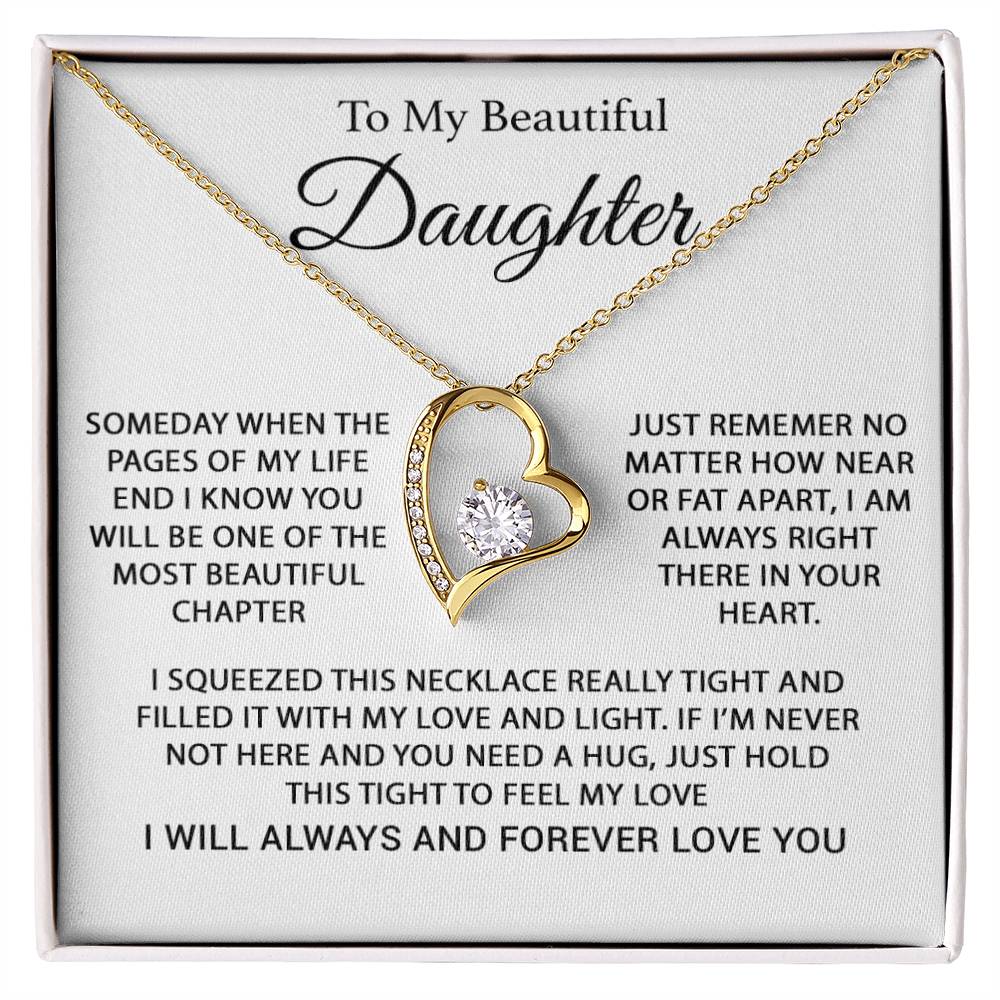To My Daughter Necklace, Daughter Father Necklace, Daughter Gift From Dad 25_1