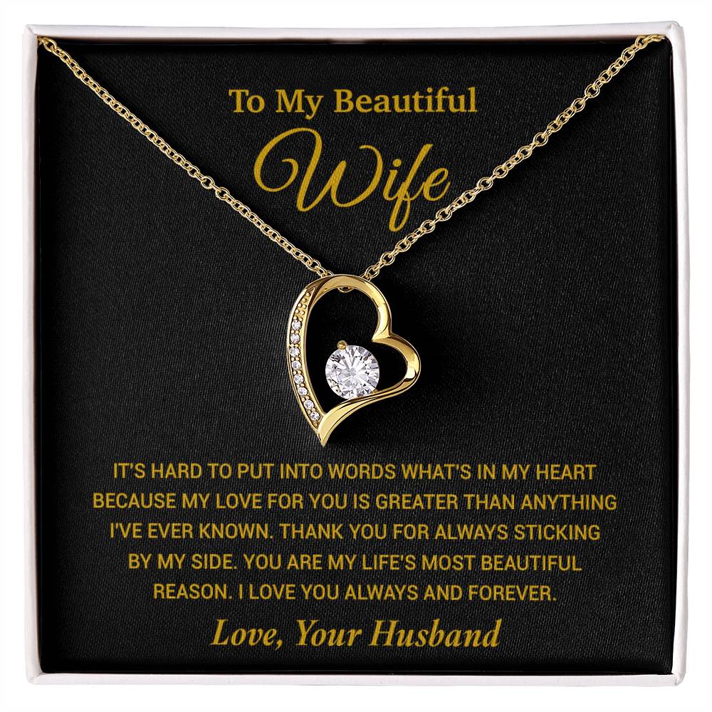 To My Wife Necklace , Anniversary Gift Wife , Gift for Wife, Christmas Gifts 25_11