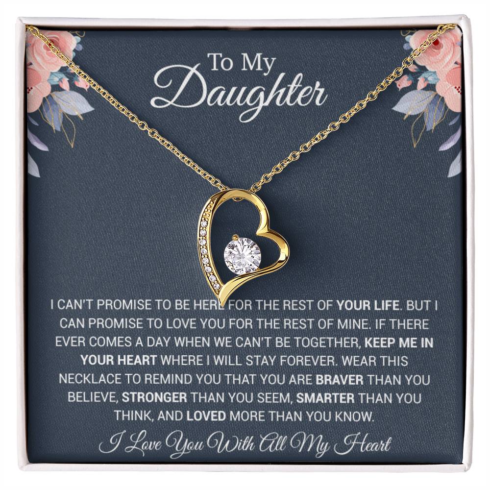 To My Daughter Necklace, Daughter Father Necklace, Daughter Gift From Dad, Mom 16_11