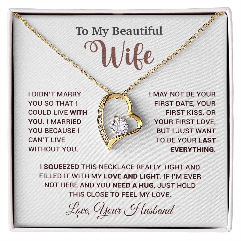 To My Wife Necklace Wife Gift from Husband, Anniversary Gift, Christmas Gift 5_9
