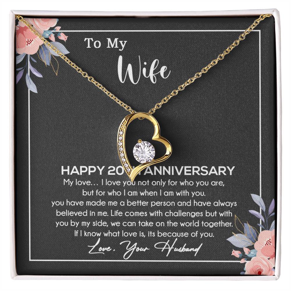 20th Anniversary Gift For Wife Necklace, 20 Year Anniversary, 20th Wedding Gift _11_11