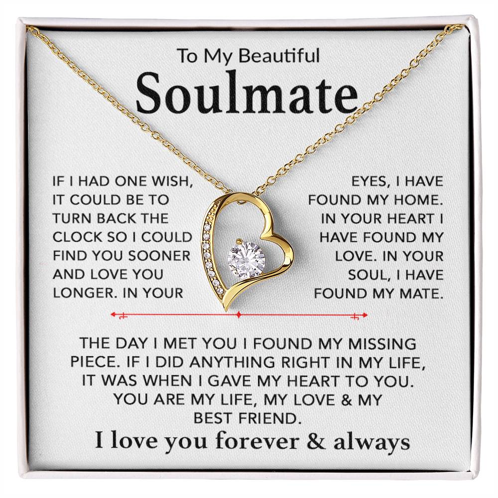 To My Soulmate Necklace, Gift For Soulmate, Anniversary Gift, Birthday Gift 29_9