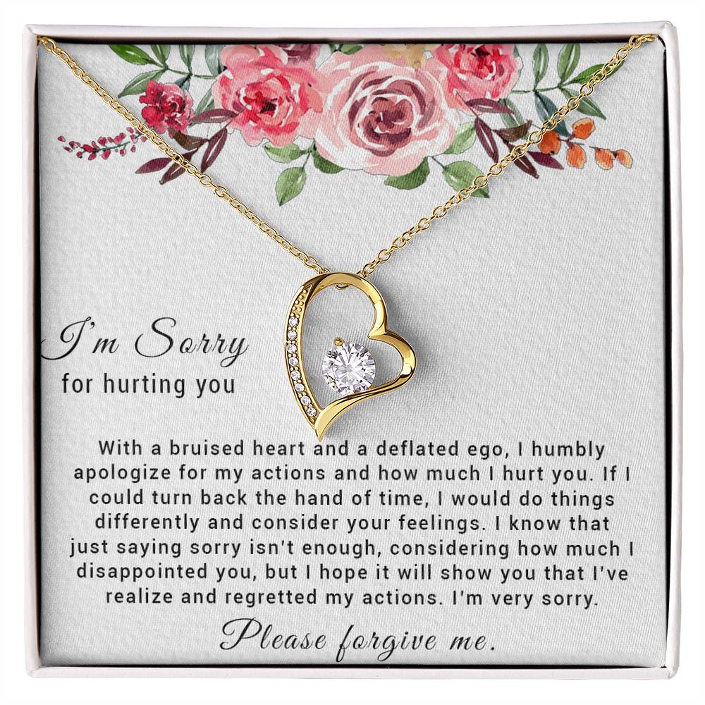 I'm Sorry Necklace Gifts, Apology Gifts For Her, Forgiveness Gift, Wife Gift 12_12