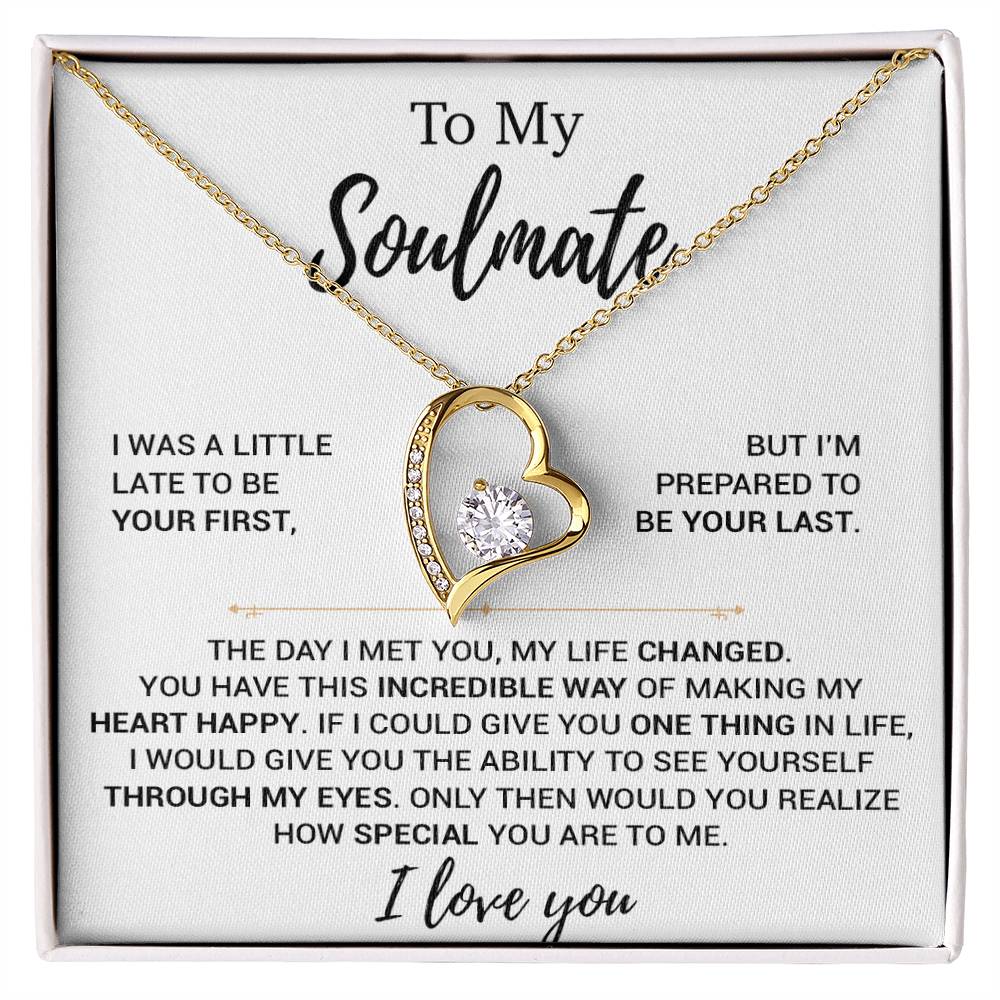To My Soulmate Necklace, Soulmate Gift, Christmas Gift 11_9