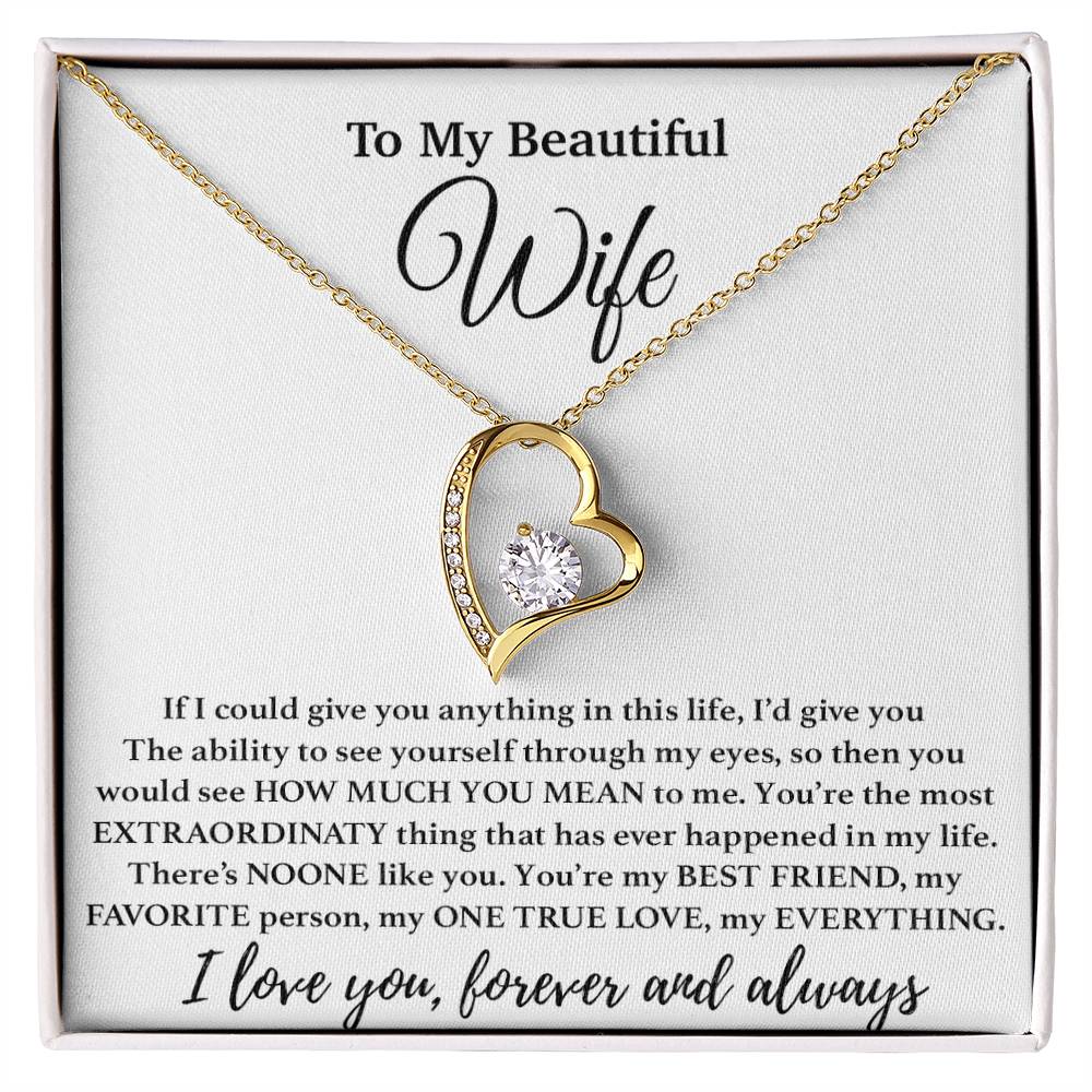 To My Wife Necklace, Gift From Husband, Anniversary Jewelry Gifts Wife 1_4