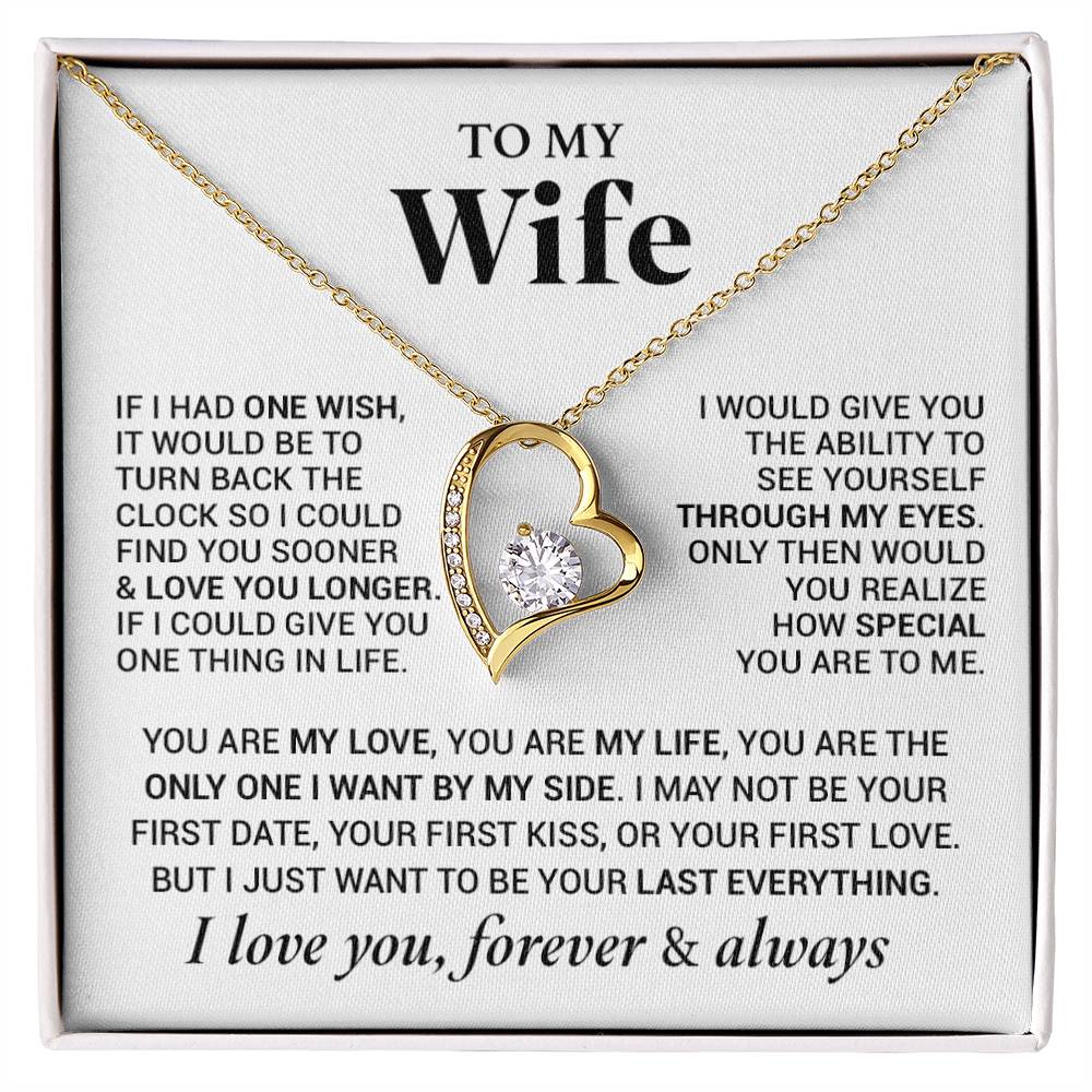 To My Wife Necklace, Anniversary Gift For Wife, Wife Birthday, Gift For Wife 23_7