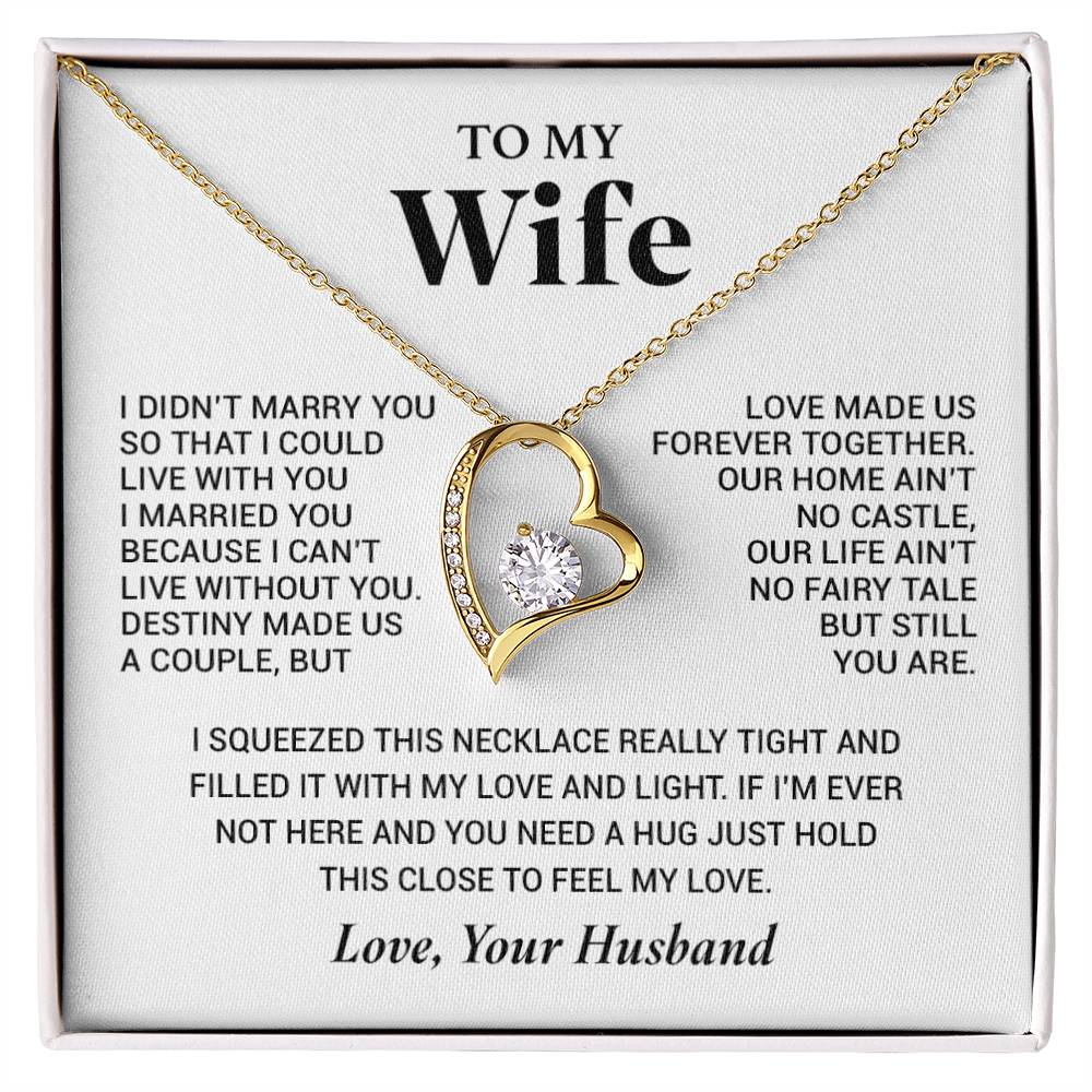 To My Wife Necklace, Anniversary Gift For Wife, Wife Birthday, Gift For Wife 20_9