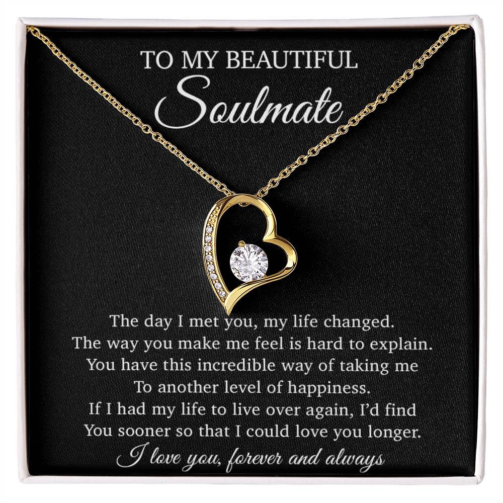 To My Soulmate Necklace Gift For Wife Girlfriend Birthday Anniversary Christmas 16_8