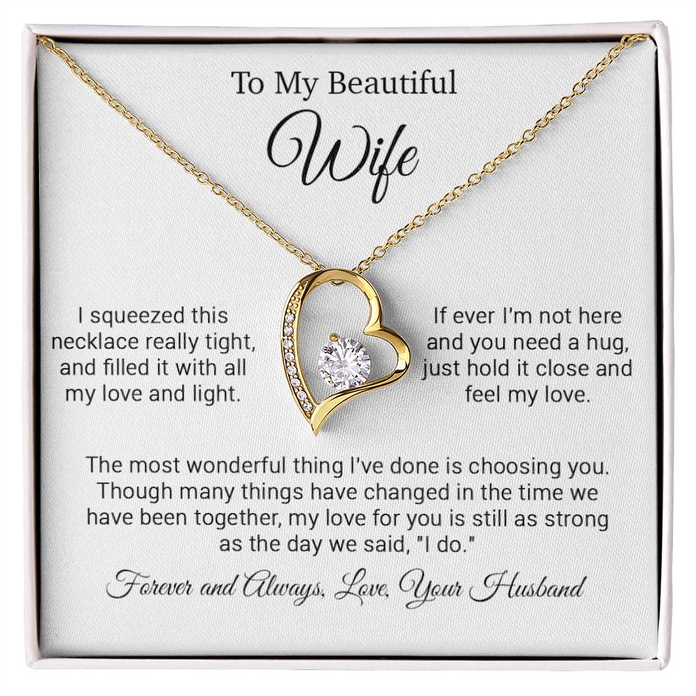 To My Wife Necklace, Gift For Wife, Valentine Day Gift, Birthday Gift