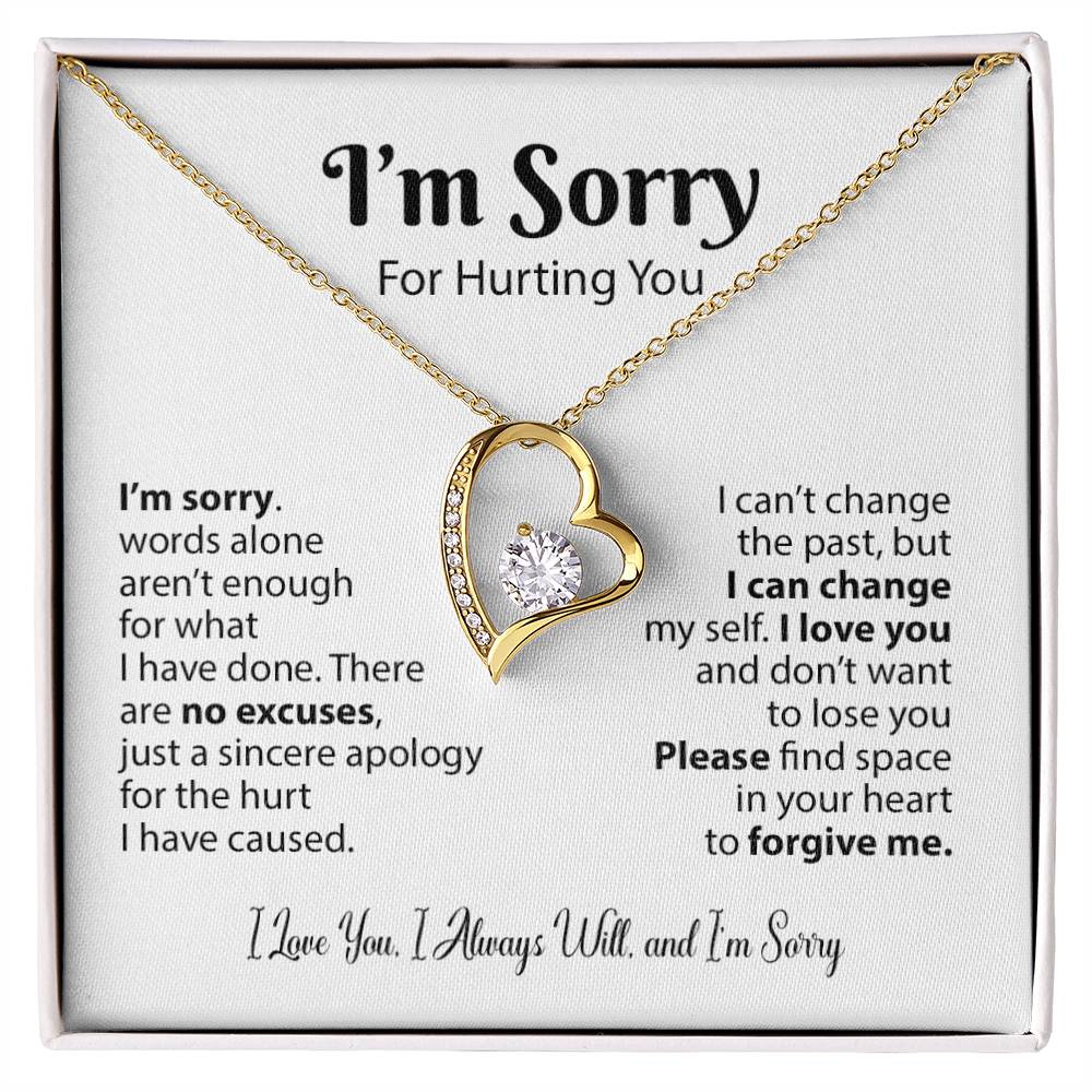 I'm Sorry Necklace Gifts, Apology Gifts For Her, Forgiveness Gift, Wife Gift 16_10