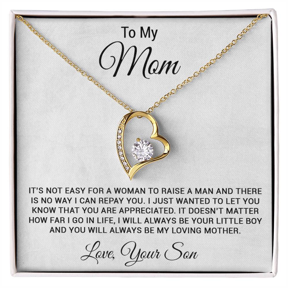 To My Mom Necklace, Mom Gift, Mom Mother's Day Gifts, Mom Gift From Son 26_3