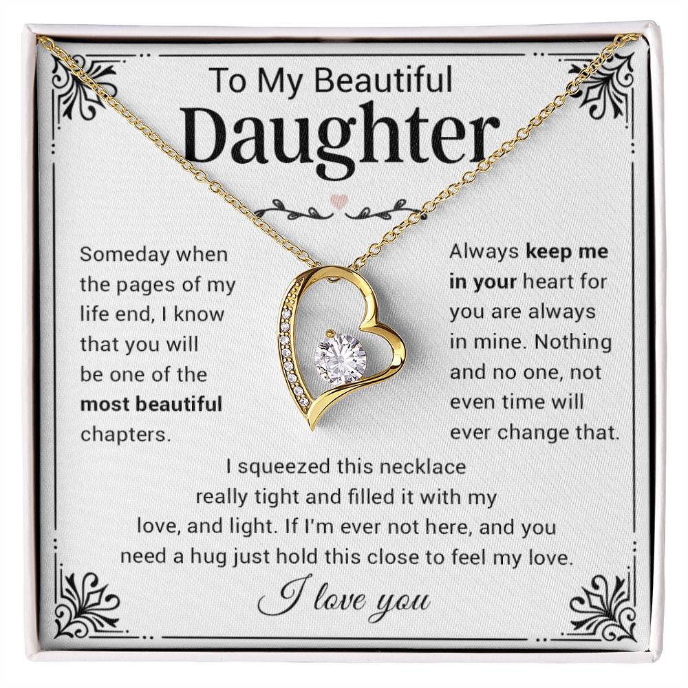 To My Daughter Necklace, Daughter Gift from Dad, Mom, Daughter Birthday Gift, Christmas Gift for Her 2_12