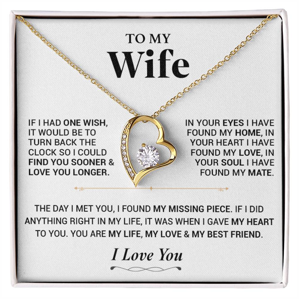 To My Wife Necklace, Anniversary Gift For Wife, Wife Birthday, Gift For Wife 19_7