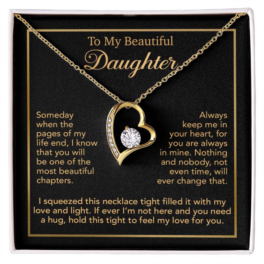 To My Daughter Necklace, Gift For Daughter From Dad, Daughter Father Necklace 14_11