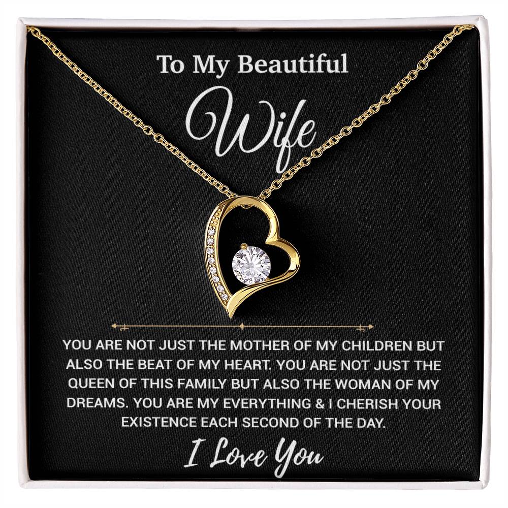 To My Wife Necklace, Christmas Gifts For Women, Anniversary Gift For Wife 24_11_Black