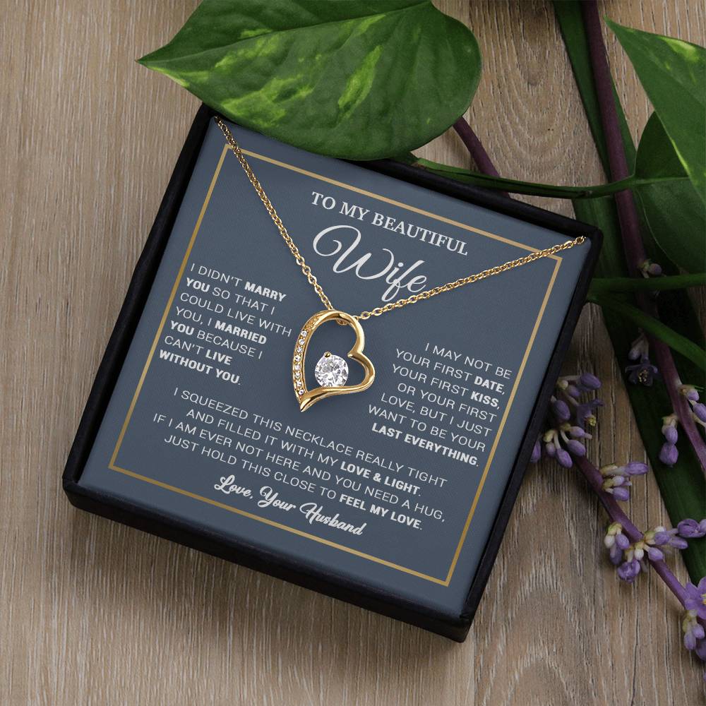 To My Wife Necklace, Gift For Wife, Anniversary Gift For Wife, Christmas Gift 13_12