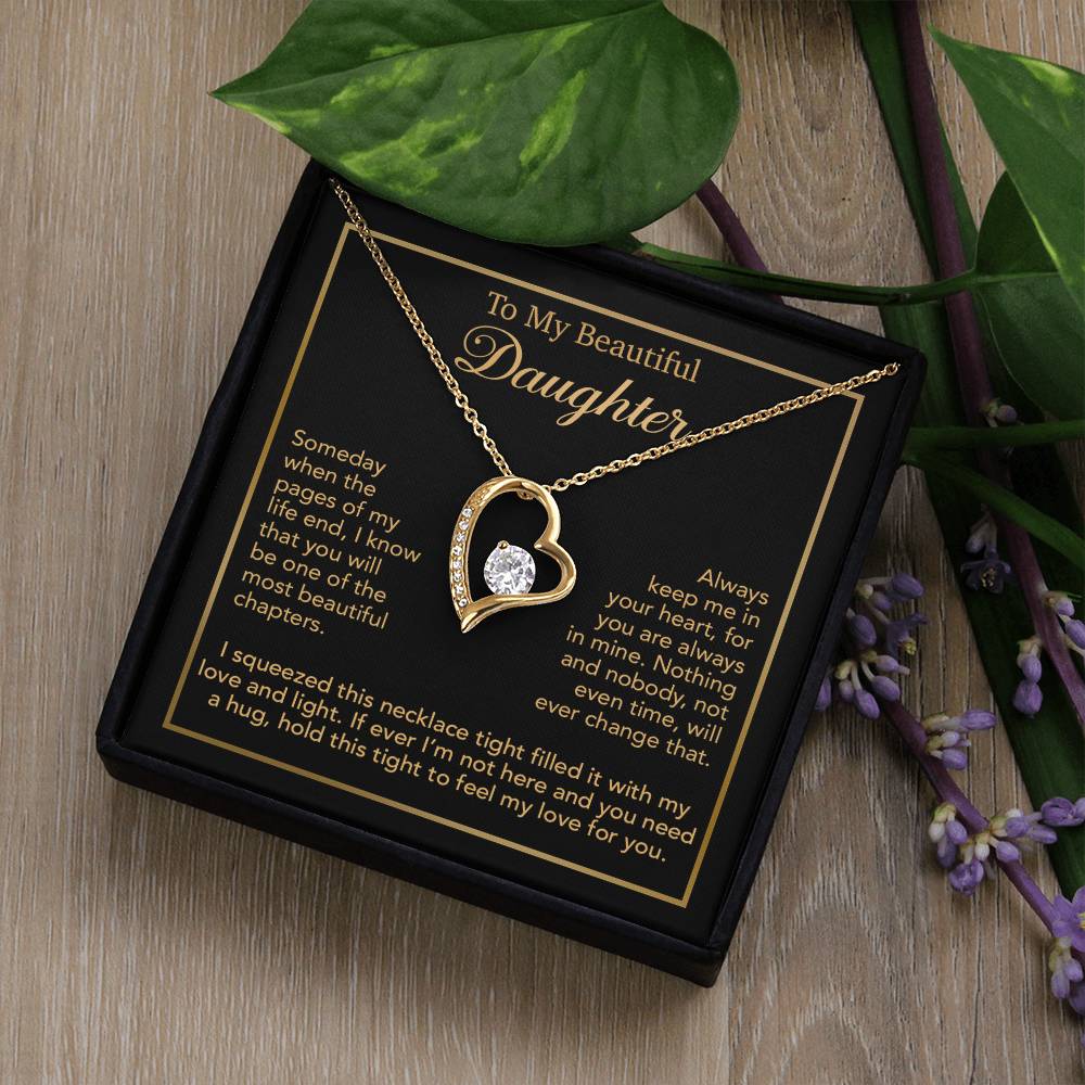 To My Daughter Necklace, Gift For Daughter From Dad, Daughter Father Necklace 14_11