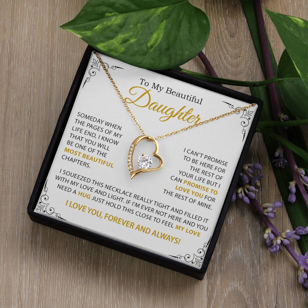 To My Daughter Necklace, Mother Daughter Gifts, Daughter Necklace, Dad Daughter Gift