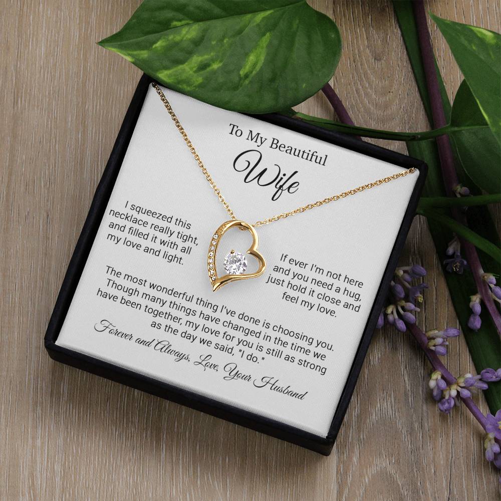 To My Wife Necklace, Gift For Wife, Valentine Day Gift, Birthday Gift
