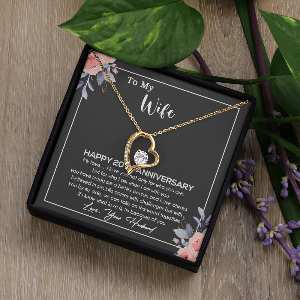 20th Anniversary Gift For Wife Necklace, 20 Year Anniversary, 20th Wedding Gift _11_11