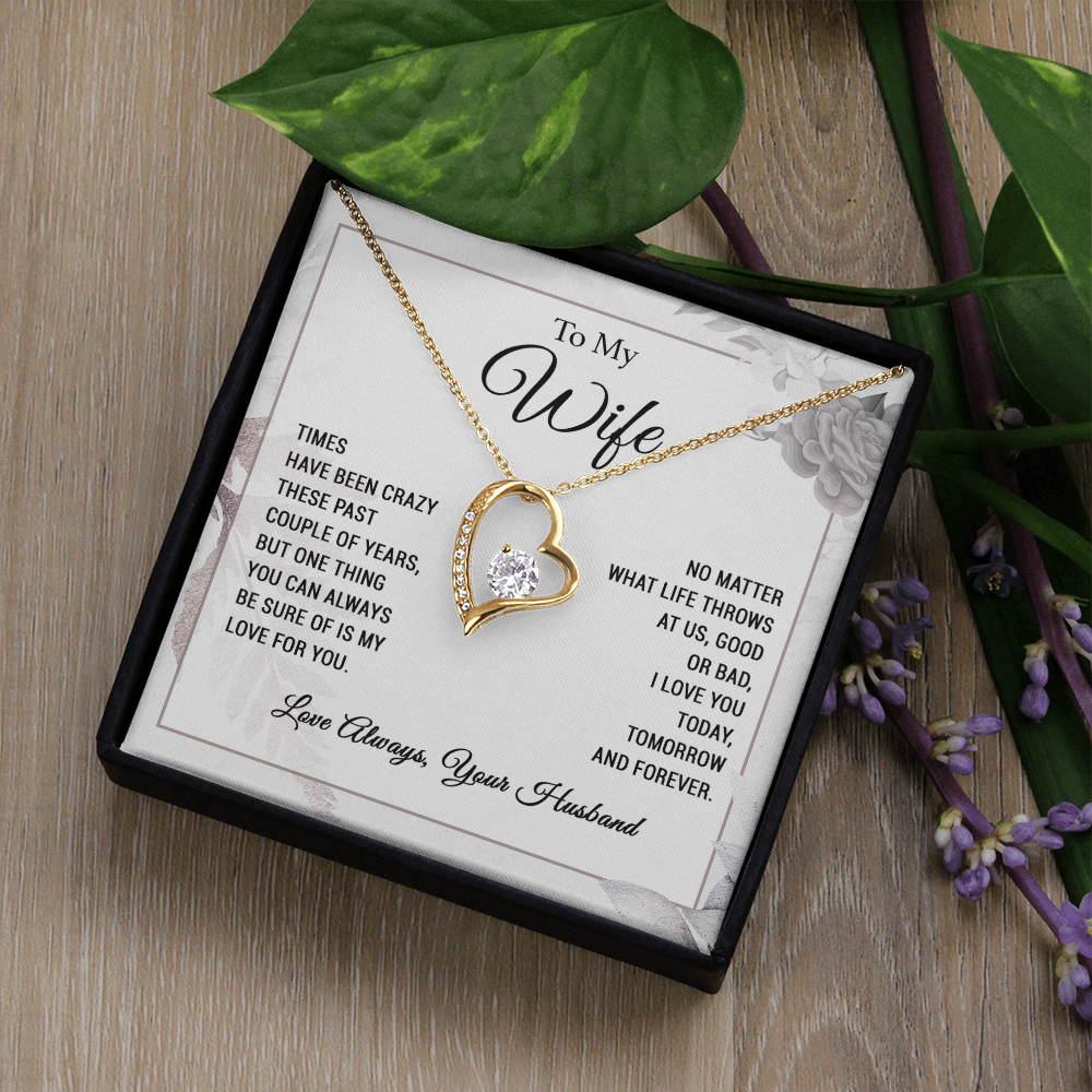 To My Wife Necklace Wife Gift from Husband, Anniversary Gift, Wife Birthday