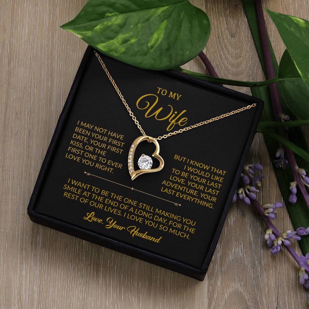 To My Wife Necklace, Gift For Wife, Anniversary Gift For Wife, Necklace For Wife