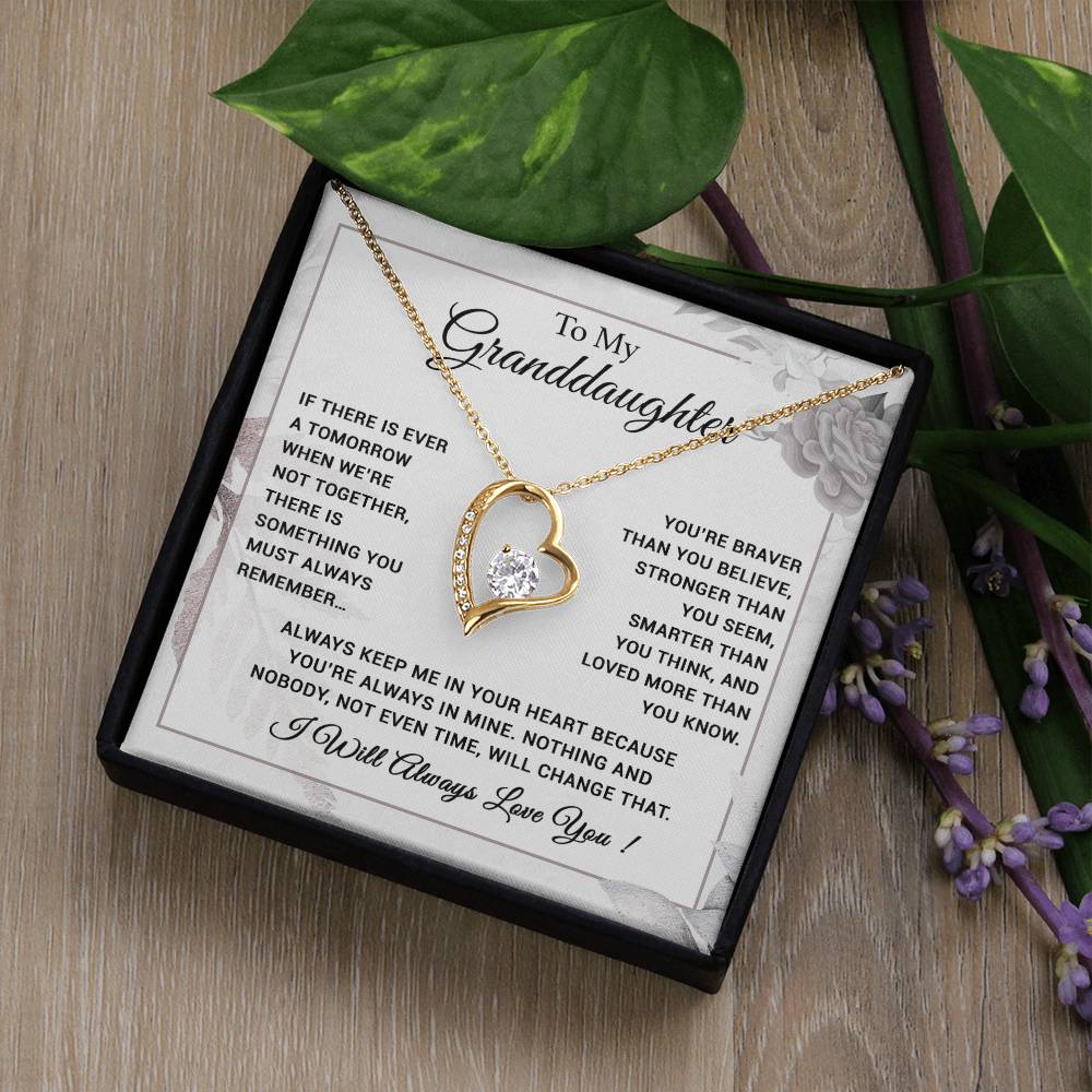 To My Granddaughter Necklace, Xmas Birthday Gift For Granddaughter from Grandma 26_8