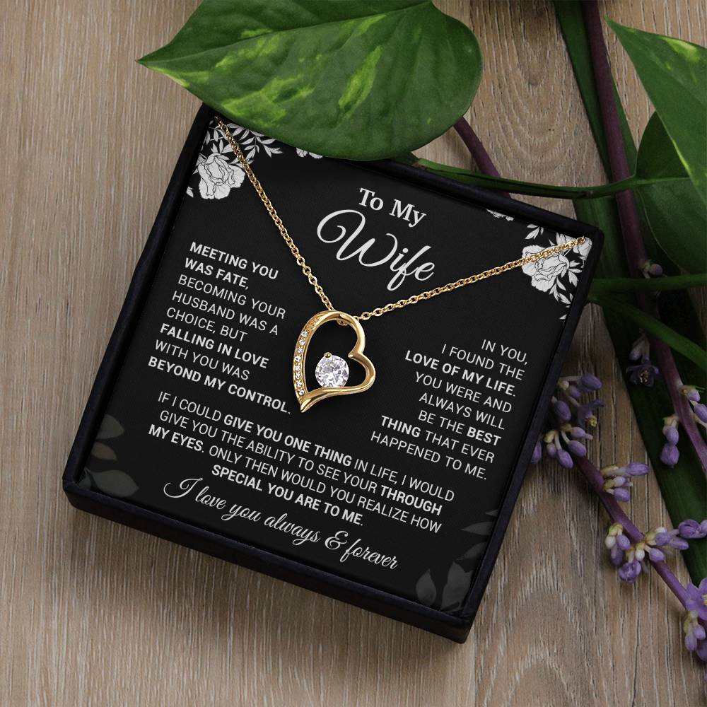 To My Wife Necklace, Gift For Wife, Anniversary Gift For Wife, Christmas Gift 22_11