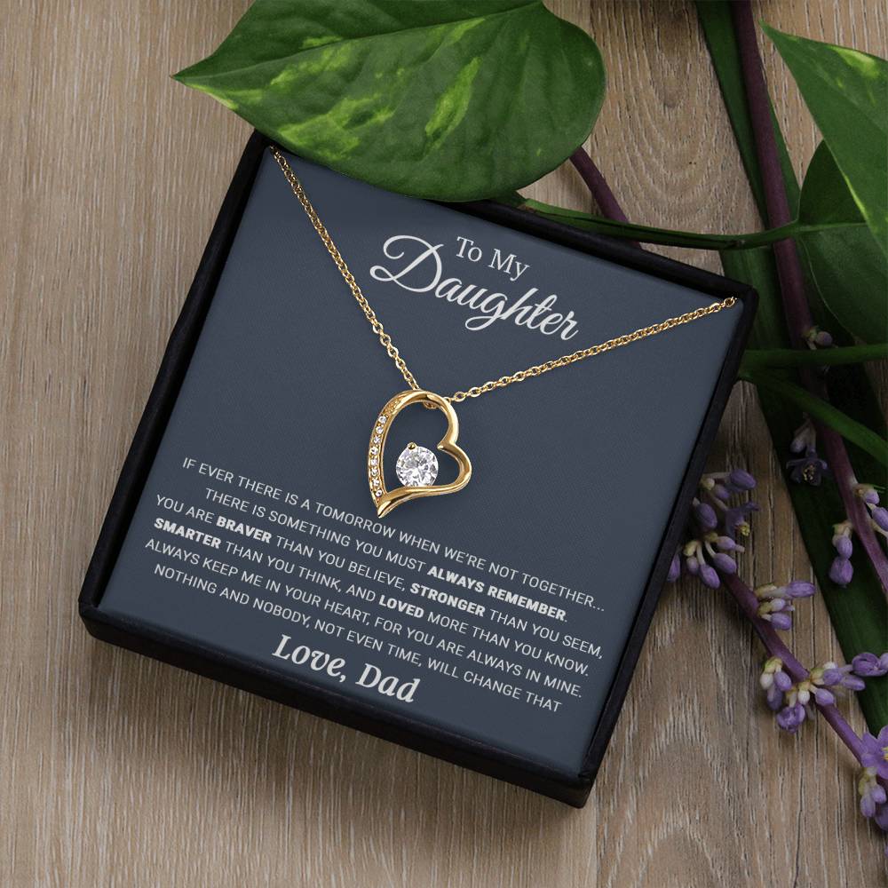 To My Daughter Necklace, Daughter Father Necklace, Daughter Gift From Dad 25_11