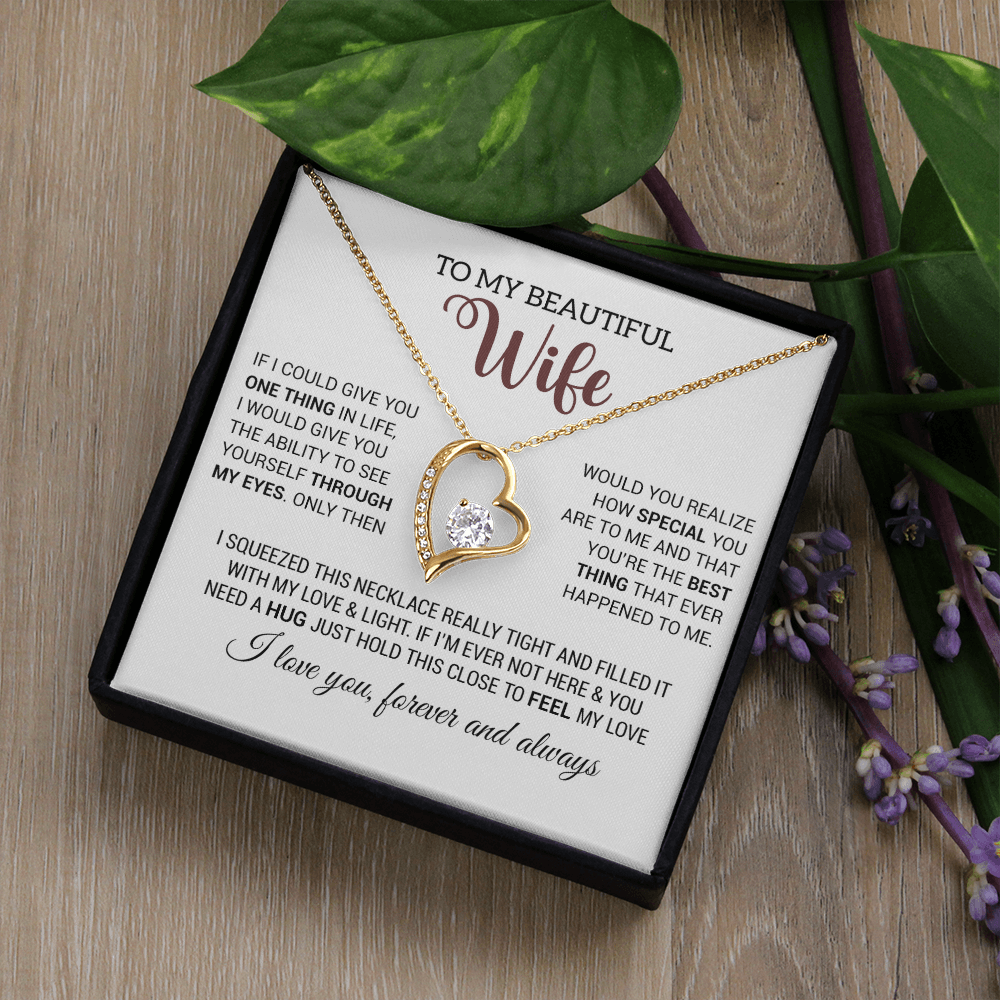 To My Wife Necklace, Gift For Wife, Anniversary Gift For Wife, Christmas Gift 26_9