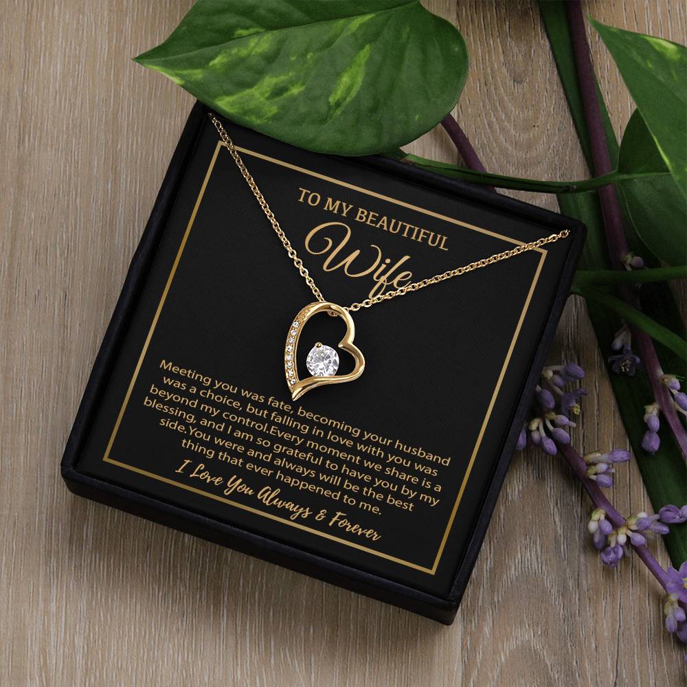 To My Wife Necklace, Christmas Gifts For Women, Anniversary Gift For Wife 19_12