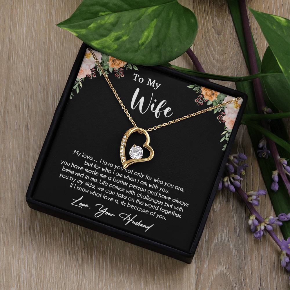 To My Wife Necklace, Wife Gift From Husband, Wife Husband Necklace, Mother Day