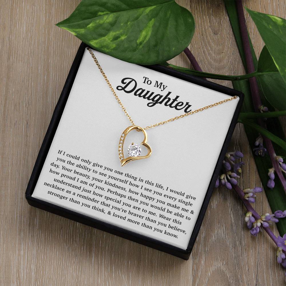 To My Daughter Necklace Gift From Dad, Daughter Gift, Father Daughter Necklace 22_11