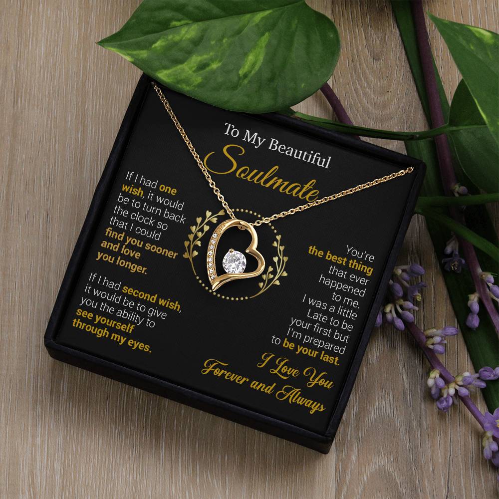 To My Soulmate Necklace, Gift For Soulmate, Anniversary Gift, Christmas Gift 22_11
