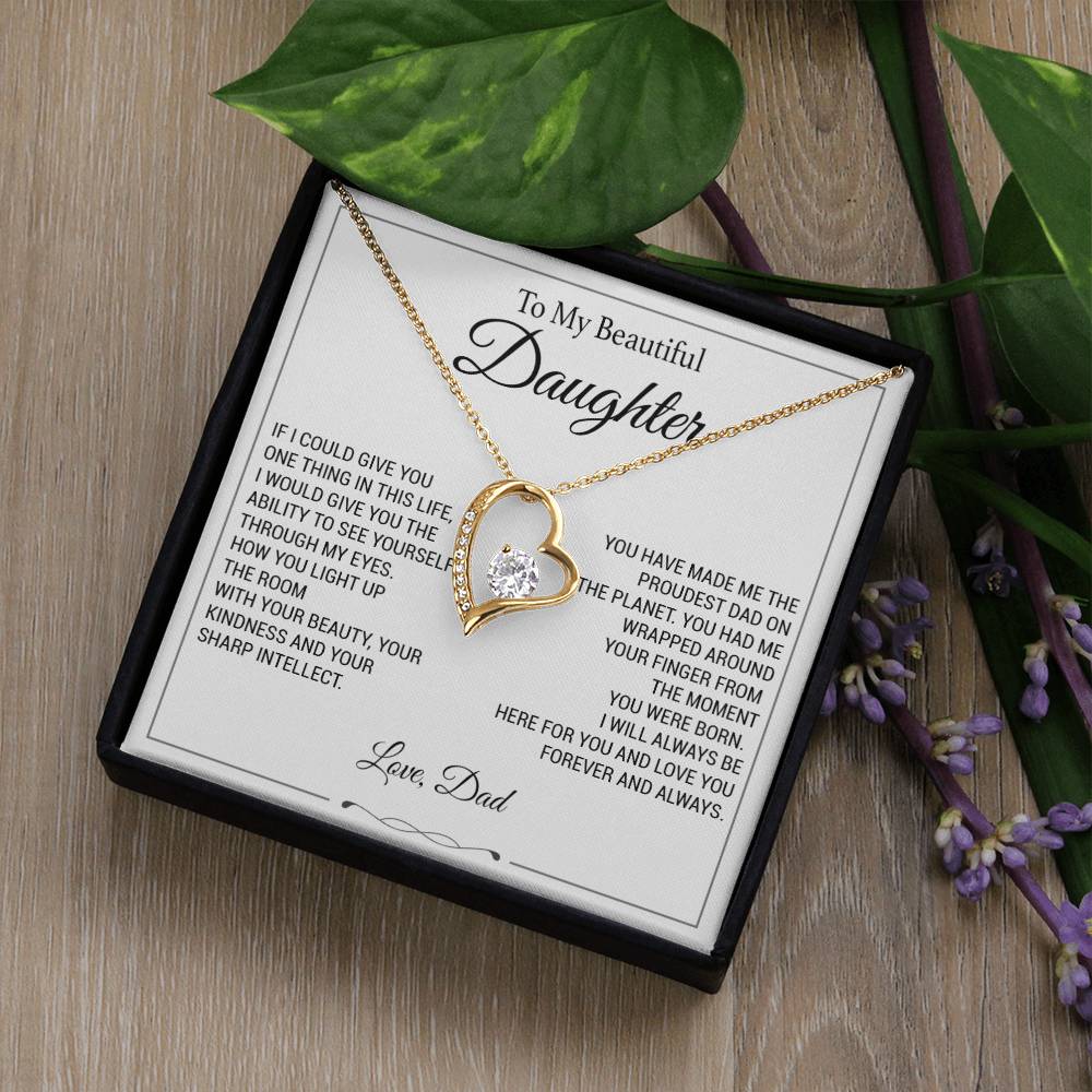 To My Daughter Necklace, Father to Daughter Necklace, Birthday Gift, Daughter Necklace 9_11