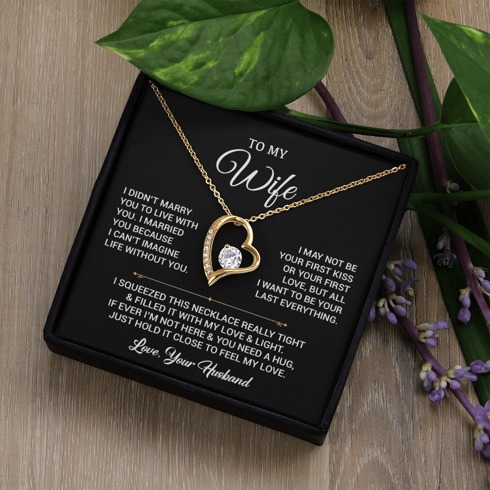 To My Wife Necklace, Gift For Wife, Anniversary Gift For Wife, Christmas Gift