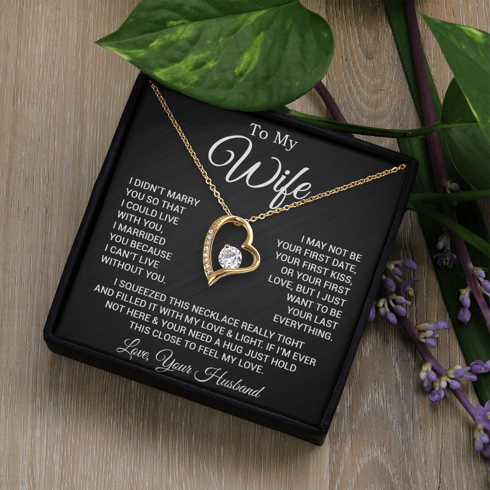 To My Wife Necklace, Gift For Wife, Anniversary Gift For Wife, Necklace For Wife 25_2