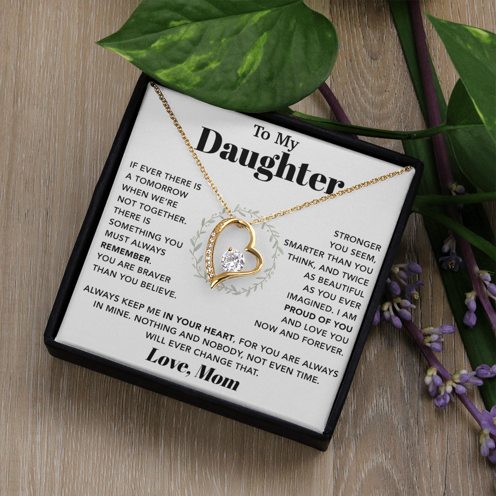 To My Daughter Necklace, Gift for Daughter from Mom And Dad, Mother Daughter Necklace 6_10