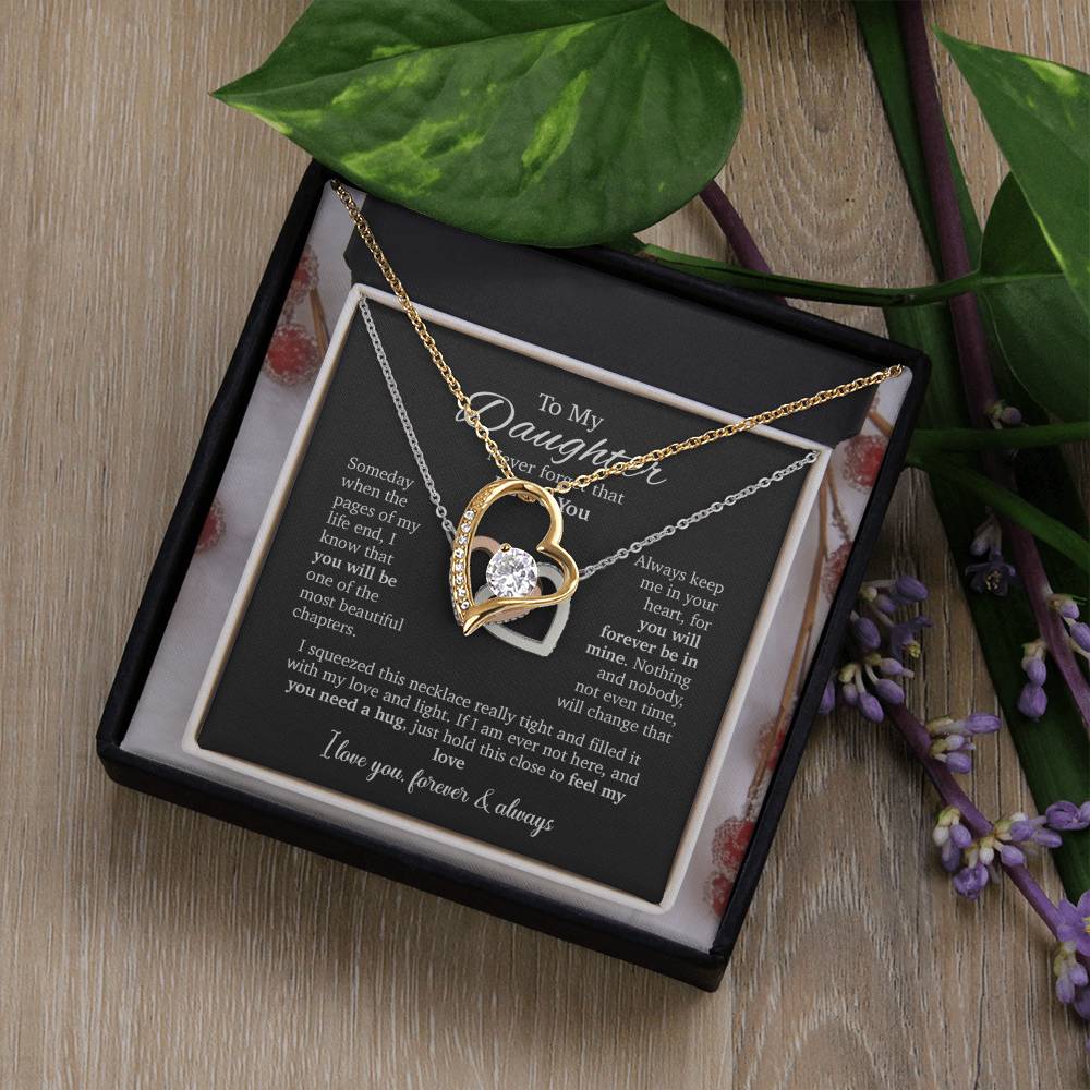 To My Daughter Necklace, Daughter Father Necklace, Daughter Gift From Dad, Mom 8_8