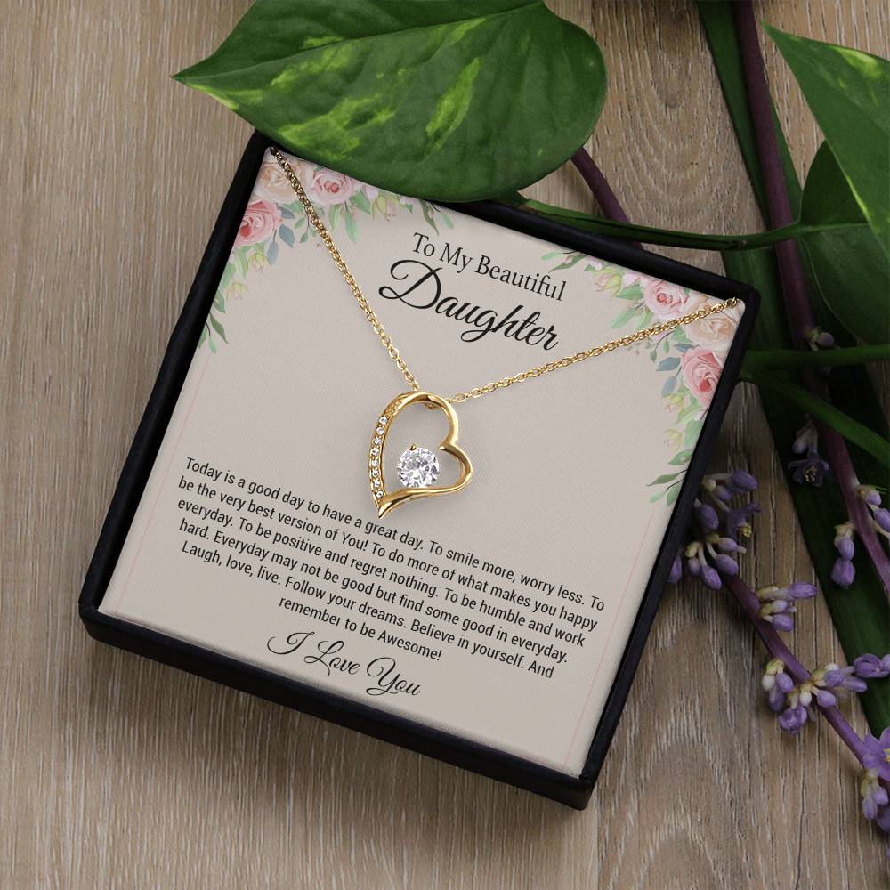 To My Daughter Necklace, Daughter Gift, Daughter Gift From Mom