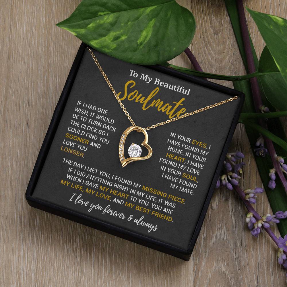 To My Soulmate Necklace, Birthday Gifts For Her, Christmas Gift For Soulmate 18_9