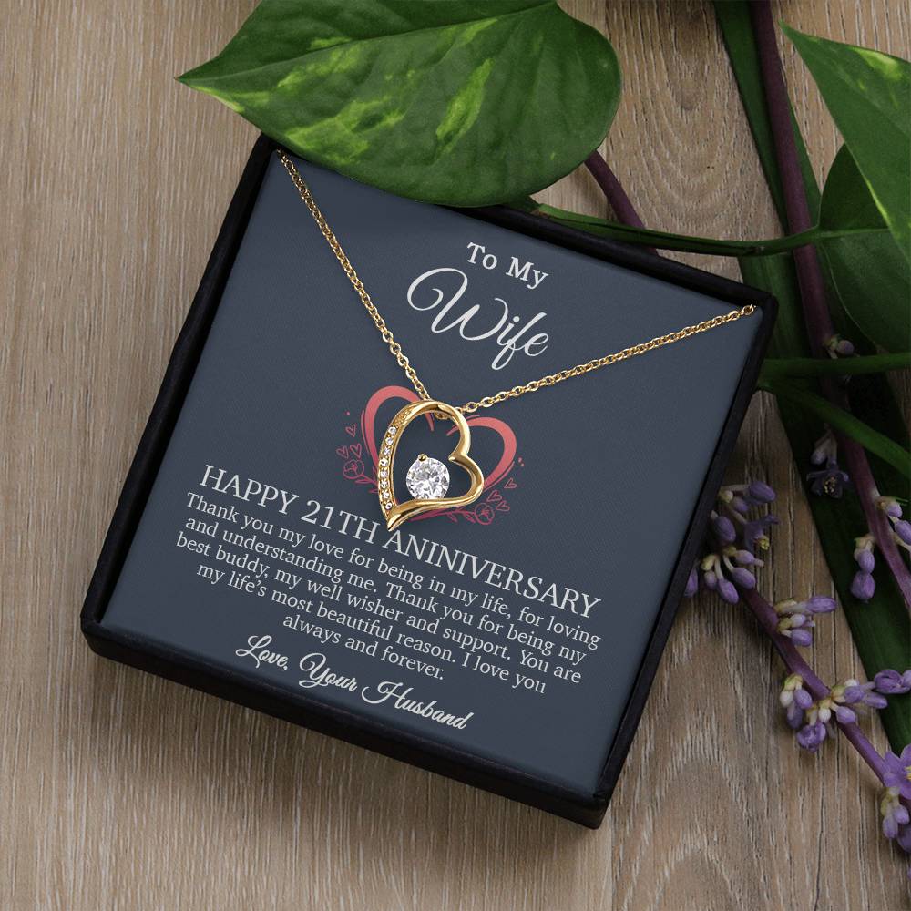 21th Anniversary Gift For Wife, 21 Year Anniversary Gifts, 21th Wedding Anniversary Gift Ideas_Blue