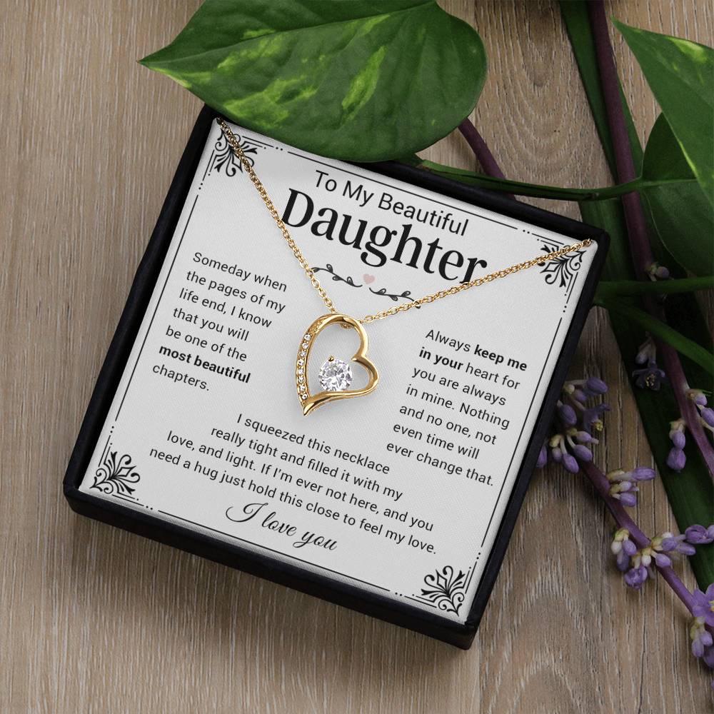 To My Daughter Necklace, Daughter Gift from Dad, Mom, Daughter Birthday Gift, Christmas Gift for Her 2_12