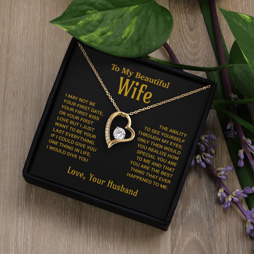 To My Wife Necklace, Christmas Gifts For Women, Anniversary Gift For Wife 14_11