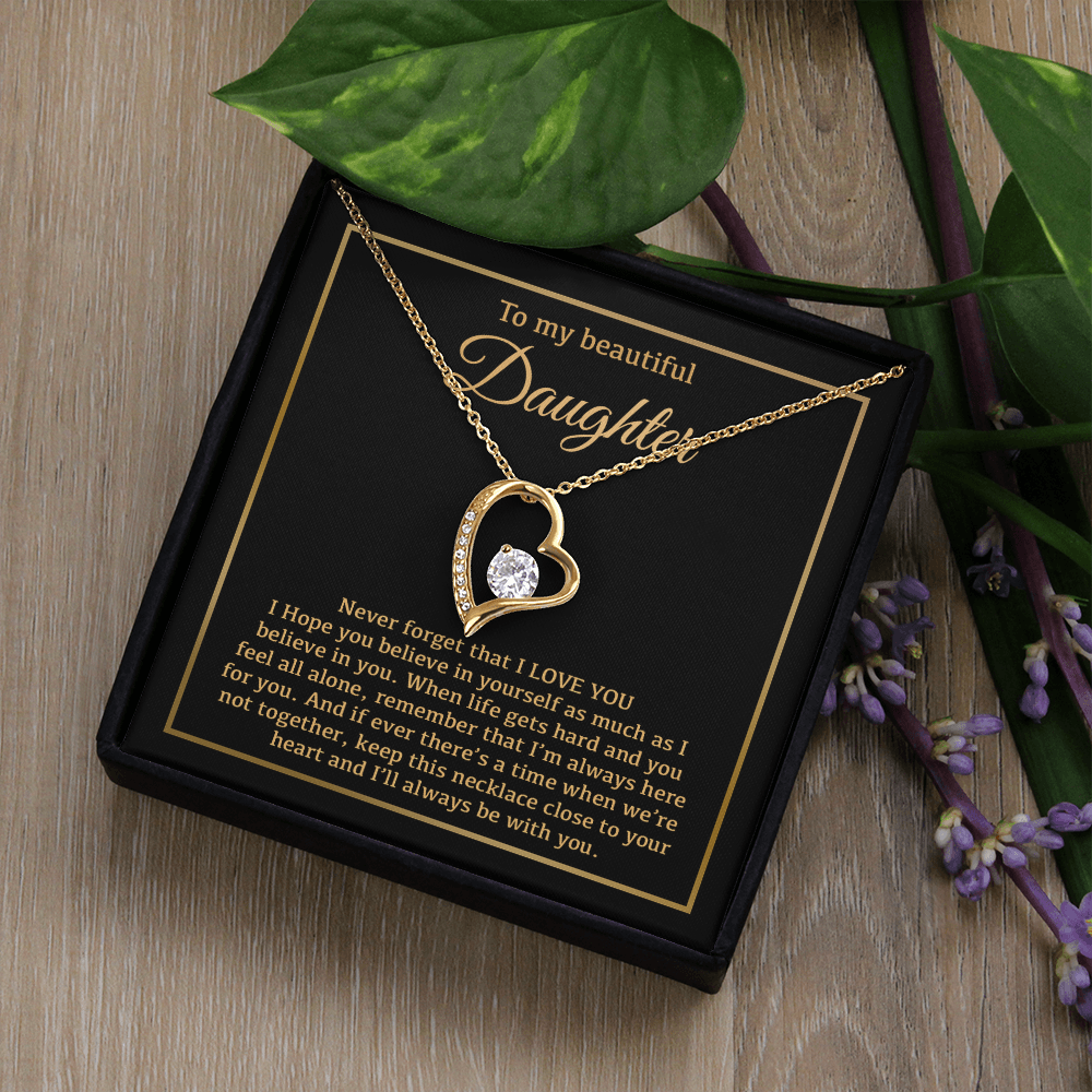 To My Daughter Necklace, Daughter Father Necklace, Daughter Gift From Dad, Mom 14_1