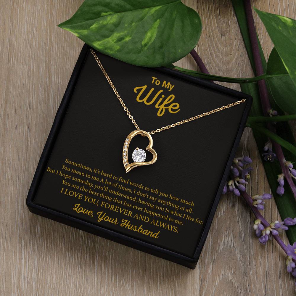 To My Wife Necklace, Gift For Wife, Anniversary Gift For Wife, Necklace For Wife 9_11