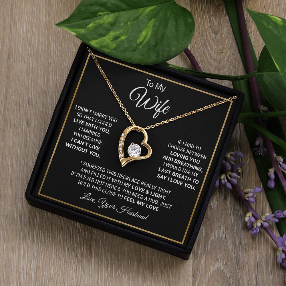 To My Wife Necklace, Anniversary Gift For Wife, Wife Birthday Gift, Gift For Wife, Romantic Gift 17_1