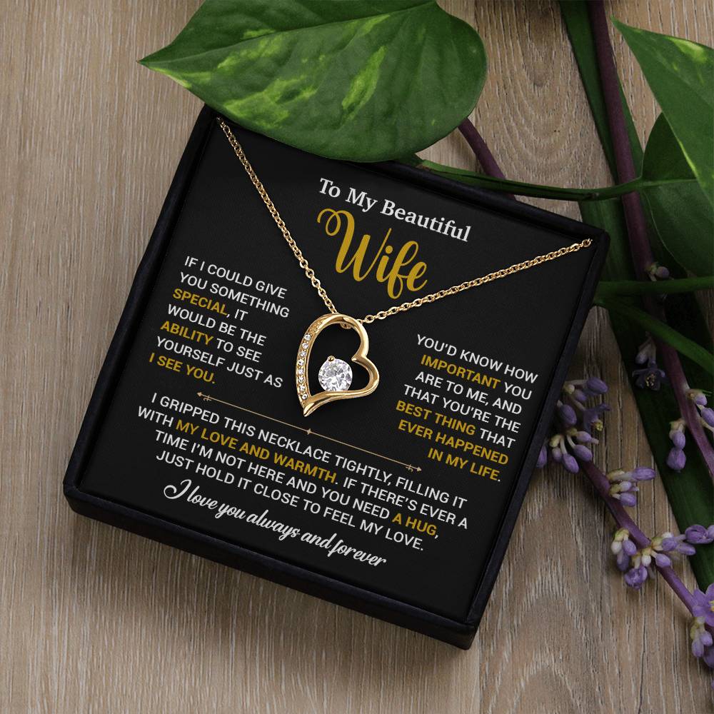 To My Wife Necklace, Christmas Gifts For Women, Anniversary Gift For Wife 25_11