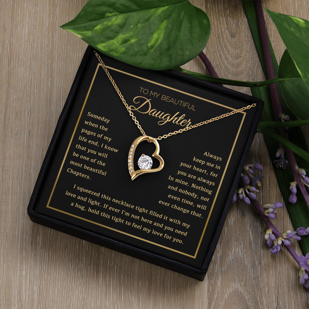 To My Daughter Necklace, Daughter Gift from Dad, Mom, Daughter Birthday Gift, Christmas Gift for Her 14_1